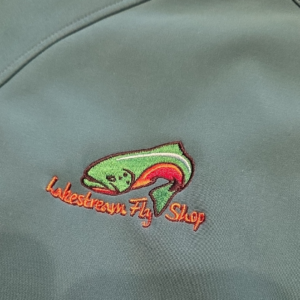 Simms Blue Softshell Jacket With Embroidered Logo - image 3
